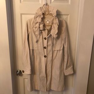 Tan Ann Taylor Loft Spring coat/Rain coat.